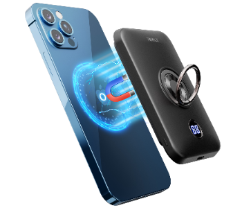 Express Delivery - IWALK POWER GRIP MAG WIRELESS PORTABLE POWERBANKS - ID 140820