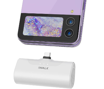 Express Delivery - LINKPOD 4 White iWALK 4500mAh Portable Charger - ID 140825