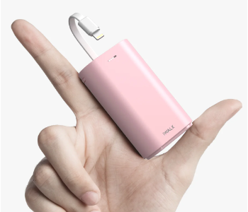 Express Delivery - LINKPOD Y Pink iWALK Ultra Compact Power Bank - ID 140835