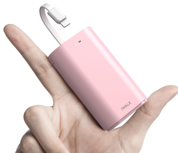 Express Delivery - LinkPod Y2 Pink iWALK Ultra Compact Power Bank - ID 140873