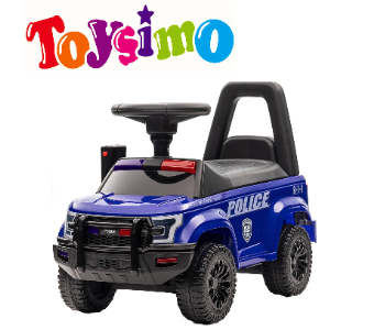 Express Delivery - 6V Electric Ride On Police Car for Kids Realistic Patrol Vehicle - ID 140938