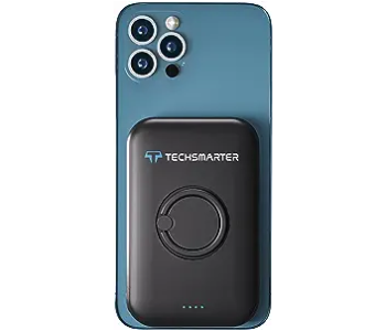 Express Delivery - TECHSMARTER MAGBOOST 5K RING KICKSTAND Wireless Portable Charger - ID 140943