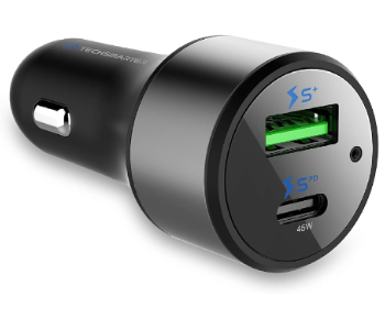 Express Delivery - TECHSMARTER TSMPH 63W Dual USB C CAR CHARGER - ID 140951