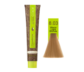 Express Delivery - Macadamia Natural Color 8.03 Naturals Light Warm Blonde 100 Ml - ID 141110