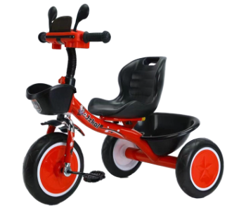 Express Delivery - Masaar 888 Three Wheel Childrens Ride On Toy Trike Baby Tricycle for Kids 1 to 6 Years Red - ID 141124