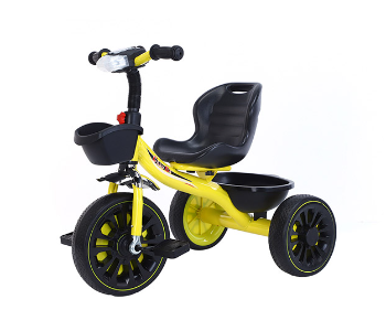 Express Delivery - Masaar  916 Kids Tricycle with Music and Lights  For Boys and Girls 1 to 4 Years Yellow - ID 141135