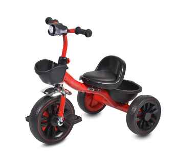 Express Delivery - Masaar  916 Kids Tricycle with Music and Lights  For Boys and Girls 1 to 4 Years Red - ID 141136