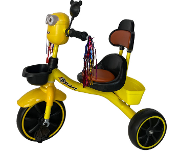 Express Delivery - Masaar 501 Kids Tricycle with Music and Light Yellow - ID 141139