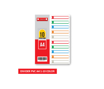 Express Delivery - Divider A4 Pvc 1 to 10 Color Number Ts Cs70010  Trios - ID 141229