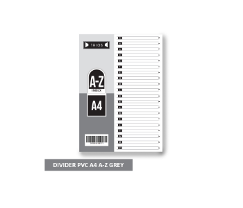 Express Delivery - Divider A4 Pvc A to Z Grey Ts Gs 70026 Trios - ID 141306