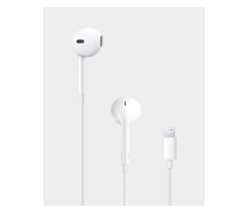 Express Delivery - Apple EarPods with Lightning Connector WHITE - ID 141307