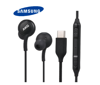 Express Delivery - Samsung Stereo In Ear Earphones Type C EO IC100 Black - ID 141319