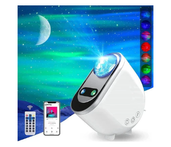 Express Delivery - 3D Stereo Galaxy Projector Sky with Remote Control Bluetooth Music Speaker - ID 141339