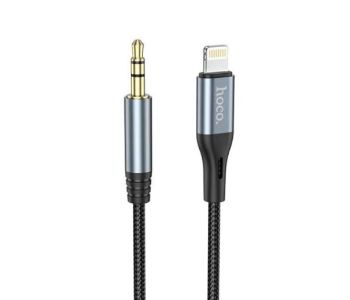 Express Delivery - HOCO DUP03 AUX Cable TO Lightning    1 Meter - ID 141425