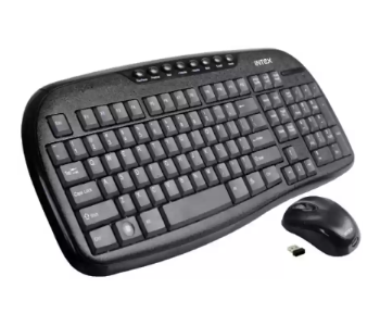 Express Delivery - Intex Duo 605 Wireless Wireless Multimedia Combo Keybord And Mouse - ID 141488