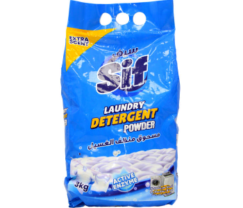 Express Delivery - SIF DETERGENT POWDER 3 KG FOR ALL CLOTHES - ID 141534