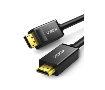 Express Delivery - Amztor Ugreen DP Male to HDMI Male Cable 5M Black DP101 - ID 141549