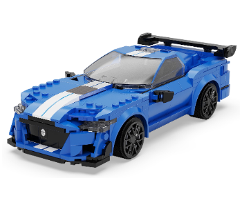 Express Delivery - Programming Remote Control Sports Racing Car Blue Knight 500 Model - ID 141630