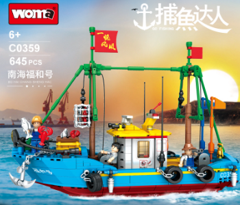 Express Delivery - Wonderful Fishing Boat Sky Blue Sea and Ocean Fantastic Group - ID 141640