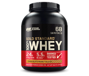 Express Delivery - Optimum Nutrition Gold Standard Whey 5lbs Chocolate Peanut Butter - ID 141691