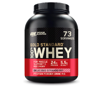 Express Delivery - Optimum Nutrition Gold Standard Whey 5lbs Delicious Strawberry - ID 141693