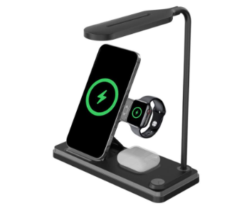 Express Delivery - Trands WC564 4in1 Wireless Charger with LED Lamp - ID 141699