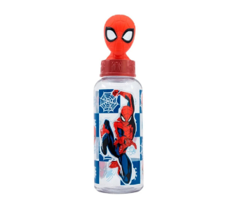 Express Delivery - Water Bottle 540 ML Spiderman Stor 3D Figure - ID 141706