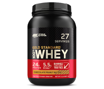 Express Delivery - Optimum Nutrition Gold Standard Whey 2lbs Chocolate Peanut Butter - ID 141716