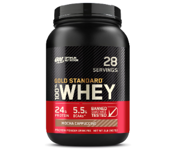 Express Delivery - Optimum Nutrition Gold Standard Whey 2lbs Mocha Cappuccino - ID 141722