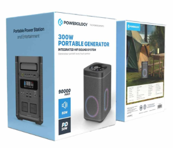 Express Delivery - Powerology 300W Portable Generator Integrated Hi Fi Sound System - ID 141732