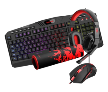 Express Delivery - 4IN1 Gaming Combo Mouse Mouse Pad Headset Keyboard - ID 141733