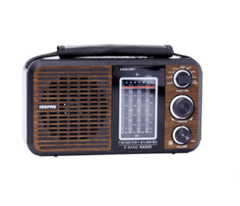 Express Delivery - Geepas Rechargeable Radio with Bluetooth GR6836BT - ID 141756