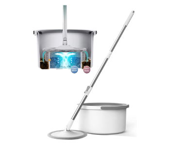 Express Delivery - Microfiber Flat Mop with Bucket Separates Dirty and Clean Water - ID 141809