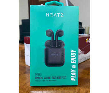 Express Delivery - Heatz ZB90 Wireless Bluetooth 5.0 Headset With Charging Case - ID 141851