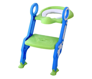 Express Delivery - Eazy Kids EZ SFP GR Step Stool Foldable Potty Trainer Seat  Green - ID 141885