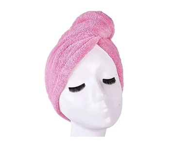 Express Delivery - Generic N29304469A Microfiber Hair Drying Towel Pink - ID 141960