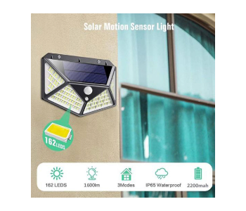 Express Delivery - Solar Sensor Light 162 LED Tourch And Emergency - ID 141984