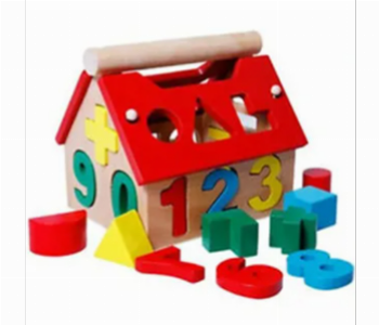 Express Delivery - Boasts Unique Figure Educational Development and Learning Wooden Toys for Kids AE1008  Multi Color - ID 141992