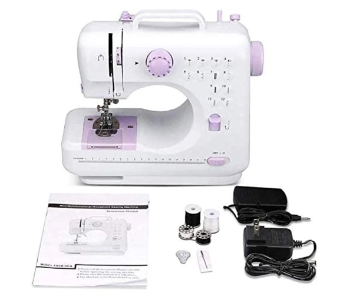 Express Delivery - Elony Portable Mini Sewing Machine  White SM 202 A - ID 142013