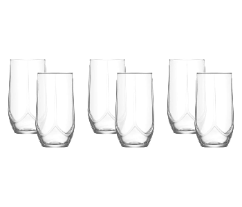 Express Delivery - Lav LV AZN25F Aizona Long Drinking Glass 405cc 6 Pieces Set - ID 45924