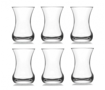 Express Delivery - Lav LV ASN314E Asena Turkish Tea Cup 125cc 6 Pieces Set - ID 45974
