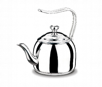 Express Delivery - Korkmaz KO A054 Stainless Steel Droppa Tea Pot 2.7 Litre - ID 46782