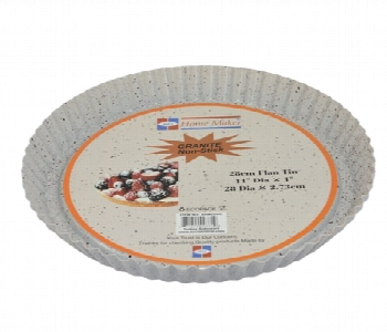 Express Delivery - Avci Home Maker G AHM204G Granite 28 cm Flan Tin Cake Pan - ID 54564