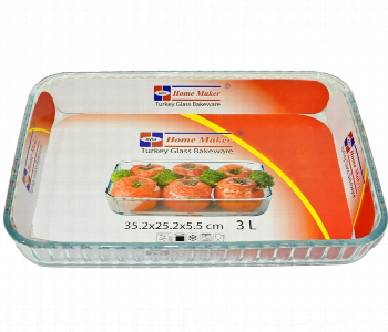 Express Delivery - Avci Home Maker AV1 6573 3.0 Litre Rectangular Fluted Baking Dish - ID 54660