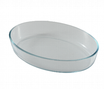 Express Delivery - Avci Home Maker AV1 6345 2.4 Litre Glass Oval Baking Dish - ID 54694