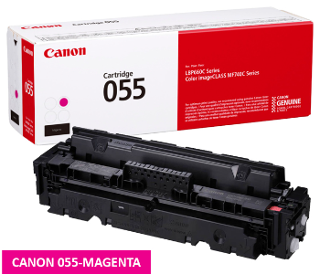 Express Delivery - Canon 055 Genuine Toner Magenta Color Cartridge - ID 7142048