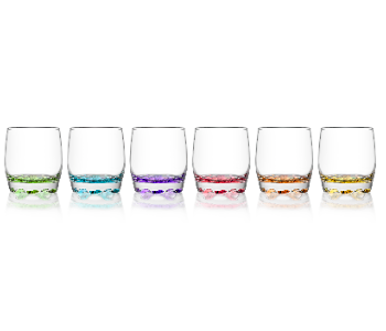 Express Delivery - LAV ADR15 PT068FC Coral Adora Glass 290cc 6 Piece Set - ID 7142264