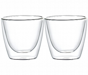 Express Delivery - Avci Home Maker ADW3516B Borosilicate Double Wall Glass 160ml 2 Piece Set - ID 7142267