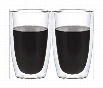 Express Delivery - Avci Home Maker ADW3527 Borosilicate Double Wall Glass 270ml 2 Piece Set - ID 7142268