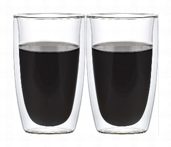 Express Delivery - Avci Home Maker ADW3535 Borosilicate Double Wall Glass 350ml 2 Piece Set - ID 7142270